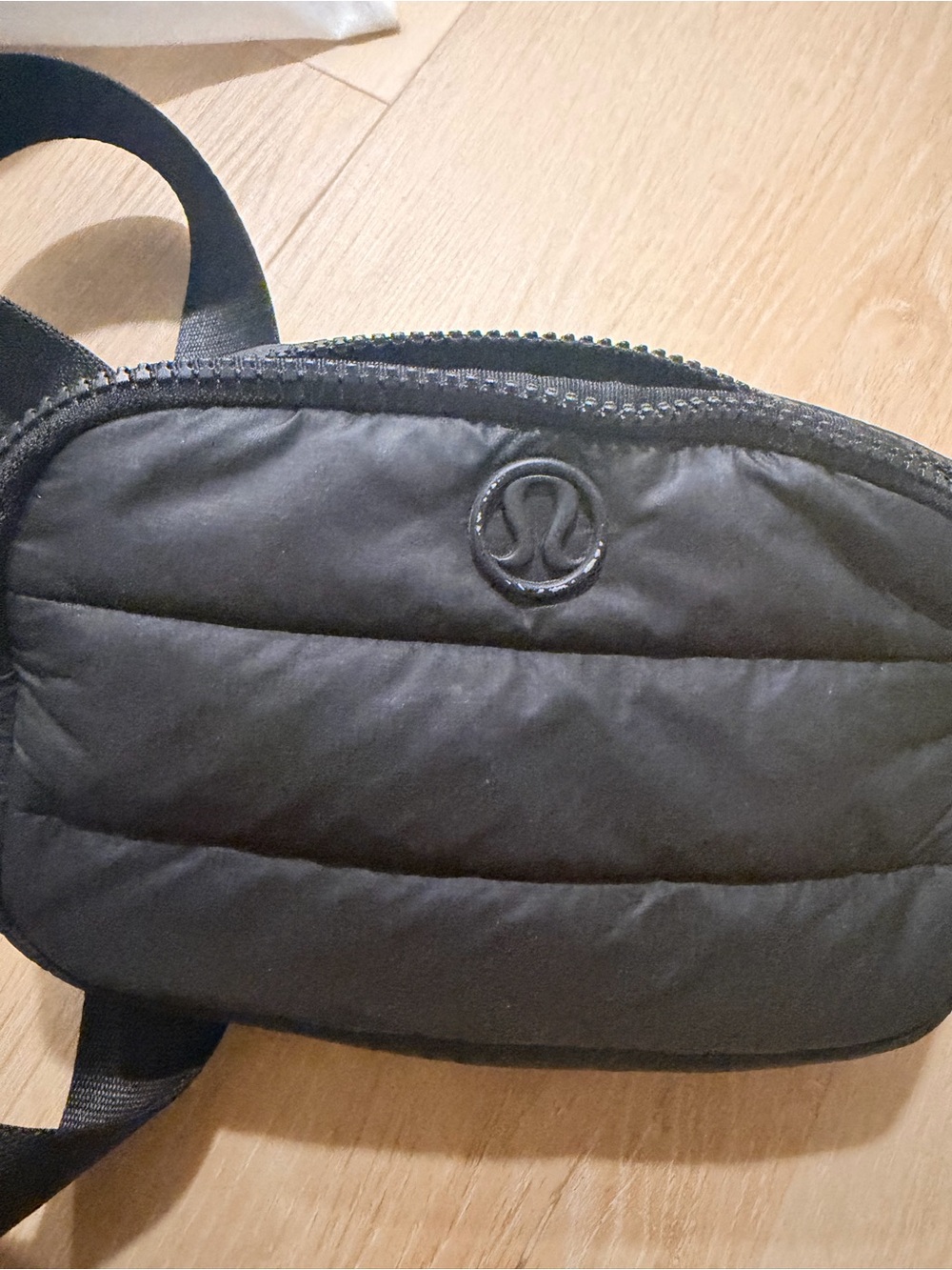 lululemon athletica Black Quilted Belt Bag